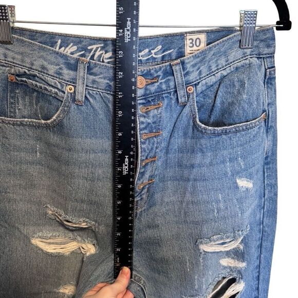 Free People- We The Free- Blossom Rigid Button Fly Skinny Jeans Cropped, Size 30 - Picture 9 of 15